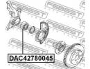 Подшипник ступичный передний 42x78x45 MAZDA TRIBUT 045