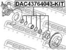 Подшипник ступичный передний 43x76x40x43 NISSAN PR KIT