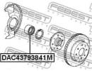 Подшипник ступичный передний 43x79x38x41 HONDA ODY 41M