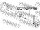 Подшипник ступичный задний ремкомплект 46x78x57 VO KIT