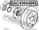 Подшипник ступичный задний 49x84x40x42 HONDA MDX Y 042