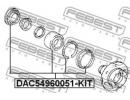 Подшипник ступичный передний ремкомплект 54x96x37x KIT