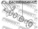 Подшипник ступичный передний ремкомплект 55x90x54  KIT