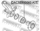 Подшипник ступичный передний ремкомплект 55x90x60  KIT