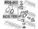 Ремкомплект рычага подвески NISSAN PATROL(GR) Y61  Y61