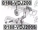 Ролик обводной TOYOTA LAND CRUISER URJ202,UZJ200,V 00S