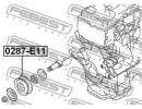 Ролик натяжной NISSAN NOTE UK MAKE E11E 2006.01-20 000