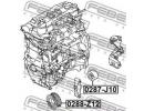 Ролик натяжной NISSAN QASHQAI J10E 2006.12-2013.12 J10