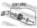 Ролик натяжной ремня кондиционера комплект HONDA C CRV