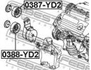 Ролик натяжной HONDA ACCORD CM5 2003-2006 [US] YD2