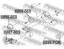 Ролик натяжной SUBARU IMPREZA G11 2000.02-2007.04  001