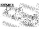 Ролик натяжной ремня кондиционера комплект SUBARU  B13