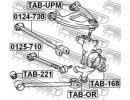 Тяга задняя поперечная TOYOTA CRESTA GX90,JZX9#,LX 730