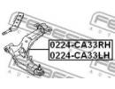 Рычаг передний правый NISSAN MAXIMA CA33 2000.01-2 3RH