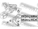 Рычаг передний левый MAZDA MPV LW 1999-2003 [JP] WLH