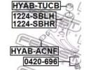 Рычаг передний левый HYUNDAI ACCENT 11 (2011-2014) BLH