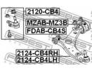 Рычаг передний левый FORD FOCUS CB4 2008-2011 [EU] 4LH