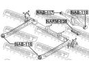 Тяга задняя поперечная верхняя NISSAN MAXIMA CA33  038