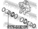 Поршень суппорта тормозного заднего TOYOTA CROWN/C 10R