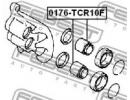 Поршень суппорта тормозного переднего TOYOTA ESTIM 10F