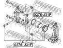 Поршень суппорта тормозного переднего NISSAN TEANA 31F