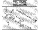 Суппорт тормозной задний правый NISSAN MAXIMA CA33 2RR