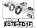 Ремкомплект суппорта тормозного переднего HONDA ST D1F