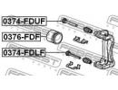 Поршень суппорта тормозного переднего HONDA STREAM FDF