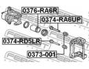 Поршень суппорта тормозного заднего HONDA CR-V RD6 A6R