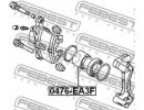 Поршень суппорта тормозного переднего MITSUBISHI G A3F