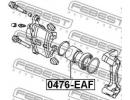 Поршень суппорта тормозного переднего MITSUBISHI P EAF