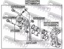 Суппорт тормозной передний правый MITSUBISHI CHALL FRH