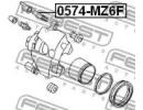 Втулка направляющая суппорта тормозного переднего  Z6F