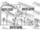 Ремкомплект суппорта тормозного заднего MAZDA FAMI GFR