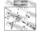 Суппорт тормозной задний правый MAZDA 626 GE 1991- ERR