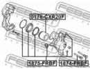 Ремкомплект суппорта тормозного переднего OPEL FRO RBF