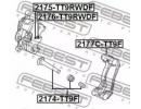 Скоба переднего тормозного суппорта FORD TRANSIT T T9F