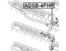 Втулка заднего стабилизатора d16 AUDI A6 AVANT (4F FHR