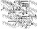 Сайлентблок задней цапфы BMW 3 E90/E91 2004-2012 17Z