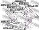 Сайлентблок задней цапфы BMW X3 F25 2009- 21Z