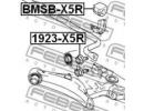 Втулка заднего стабилизатора d22 BMW X5 E53 1999-2 X5R