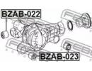 Сайлентблок опоры дифференциала MERCEDES BENZ ML-C 022