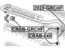 Сайлентблок передней тяги стабилизатора JEEP GRAND 040