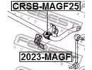 Втулка переднего стабилизатора d25 CHRYSLER 300C 2 F25