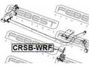 Втулка переднего стабилизатора d30 JEEP WRANGLER 2 WRF