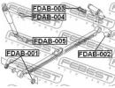 Сайлентблок задней рессоры FORD TRANSIT TT9 2006-2 001