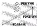 Сайлентблок задней рессоры FORD TRANSIT FY 2000-20 019