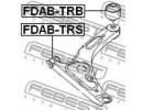 Сайлентблок задний переднего рычага FORD TRANSIT T TRB