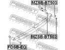 Втулка задней рессоры передняя FORD RANGER EQ 2002 BEQ