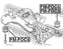 Сайлентблок подрамника передний FORD FOCUS CB4 200 OC4